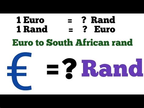 euro to rand
